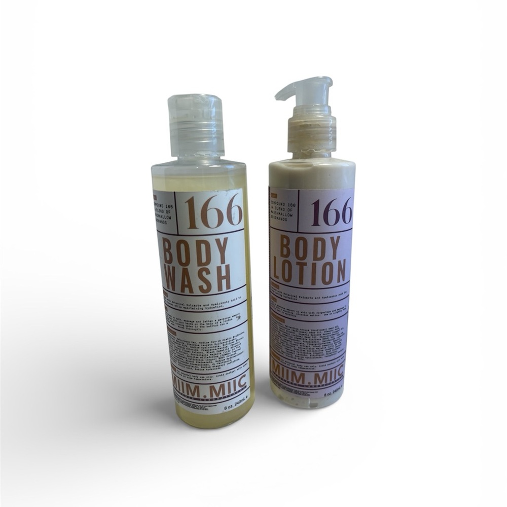 Miim.Miic No. 166 Marshmallow Gourmand body wash & body lotion - NWT **